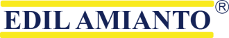 Logo registrato di Edil Amianto. A colori e su sfondo trasparente
